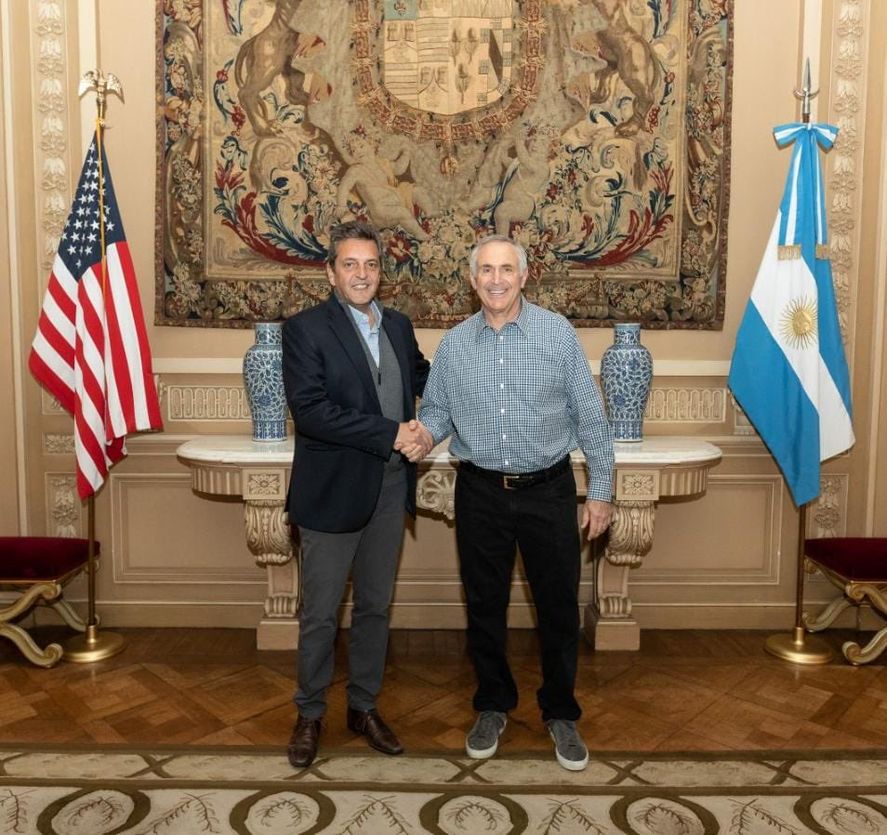 Sergio Massa se reunió con el embajador de Estados Unidos