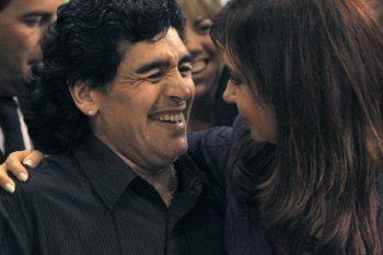 Cristina, Boca y Maradona, unidos en una extraña parábola de Macri. 