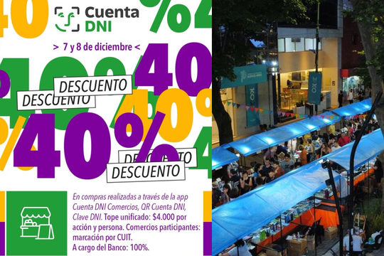 feria edita: 40% de descuento con cuenta dni y mas