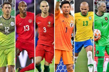 Los seis jugadores de mayor edad que participarán en el Mundial Qatar 2022.