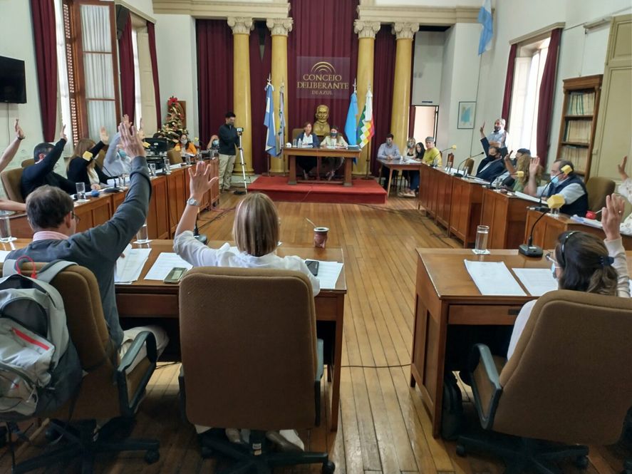 El nuevo Concejo Deliberante de Azul tras la atomización de Juntos  (Foto Prensa HCD Azul)