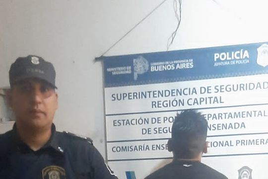 El hombre de 30 años detenido en un canal de Ensenada