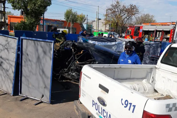 tragico accidente de transito en longchamps: 4 muertes
