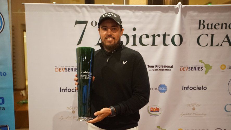 Andrés Gallegos ganador del séptimo abierto Buenos Aires Classic