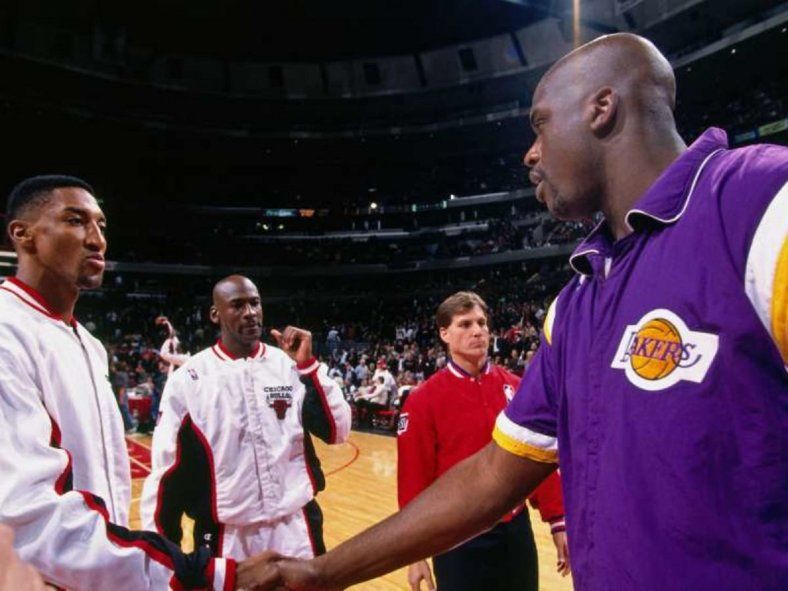 Scottie Pippen y Shaquille O´Neal, quienes tendrán a sus hijos en Lakers en la NBA. Básquet