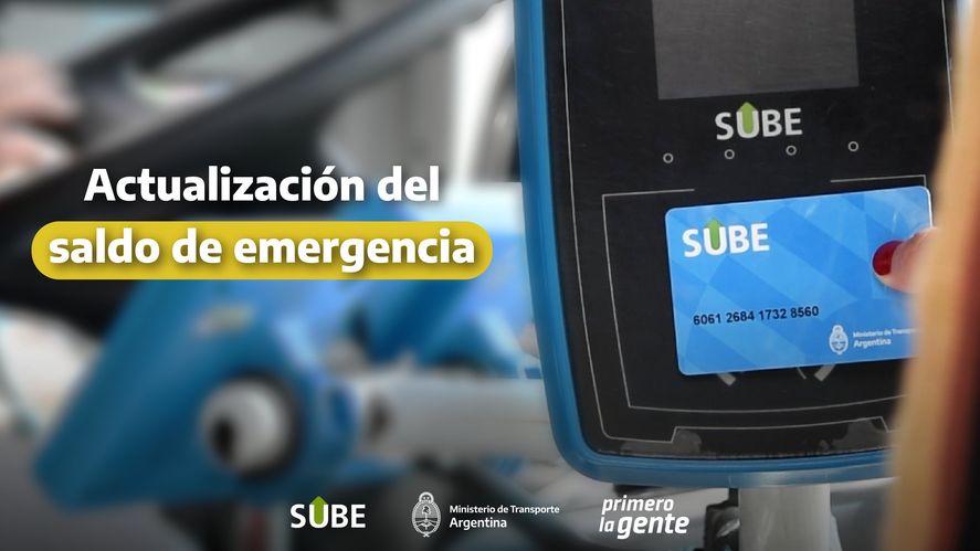 Desde este mes, junto con el aumento del 6% en el transporte público del AMBA, aumenta el saldo de emergencia de la tarjeta SUBE. ¿Cuál es el nuevo límite?