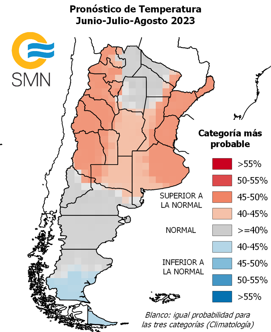 El SMN anunció como estará el tiempo durante los próximos tres meses en la provincia de Buenos Aires. 