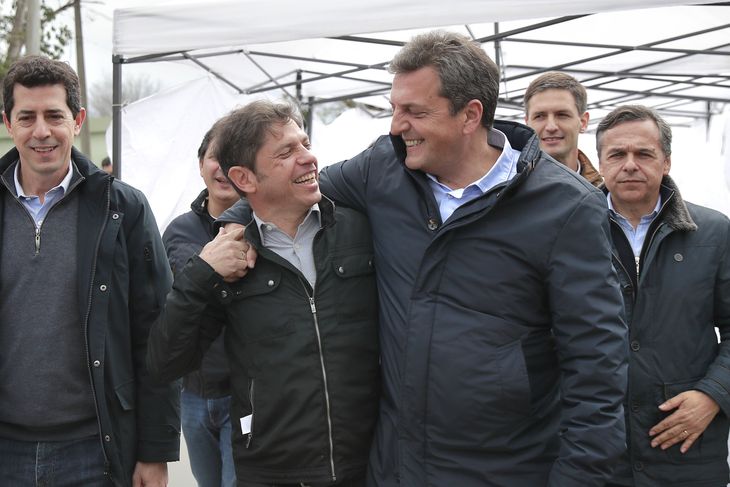 Axel Kicillof y Sergio Massa, los principales líderes opositores según una reciente encuesta.
