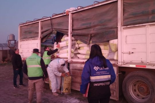 La Plata: secuestran tres toneladas de fertilizantes destinados a la venta ilegal