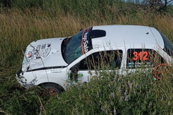 lobos: asi fue el tragico accidente durante una carrera de rally que mato a un espectador