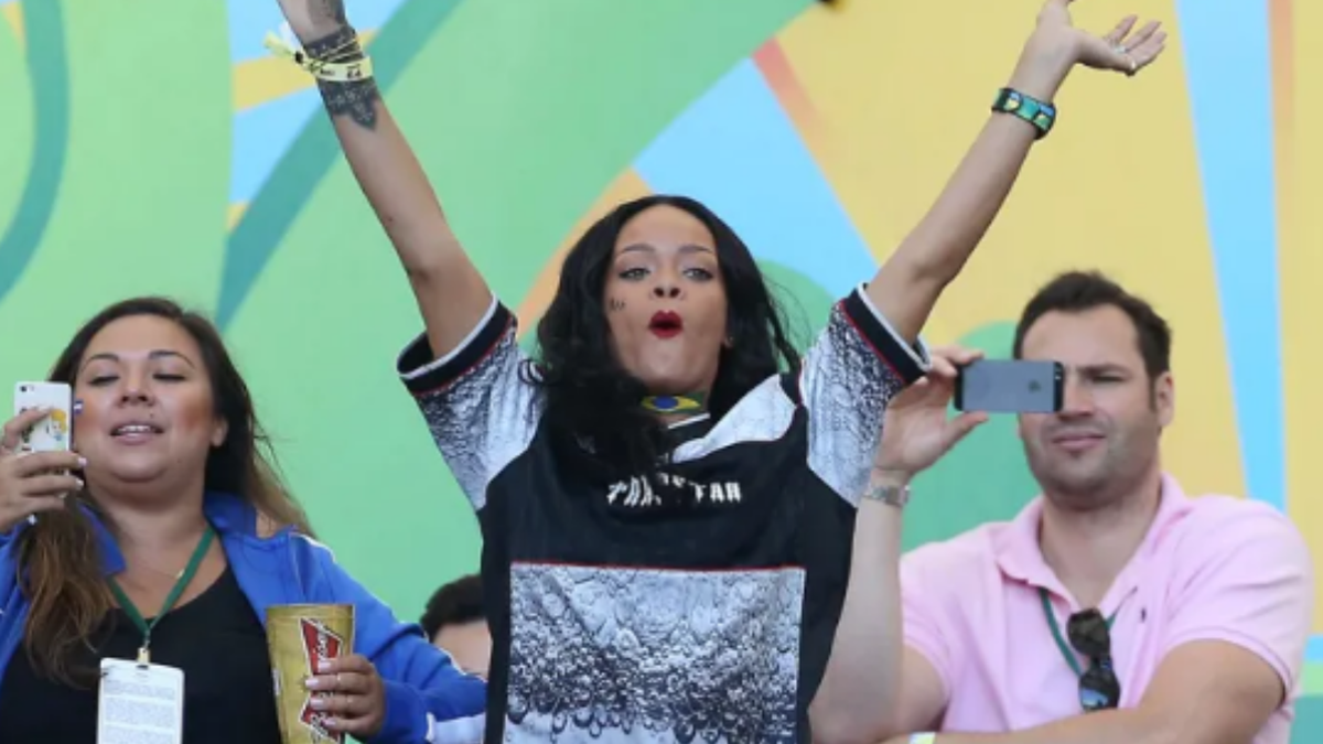 Mundial Qatar 2022 el fake de la brasilera que es igual a Rihanna