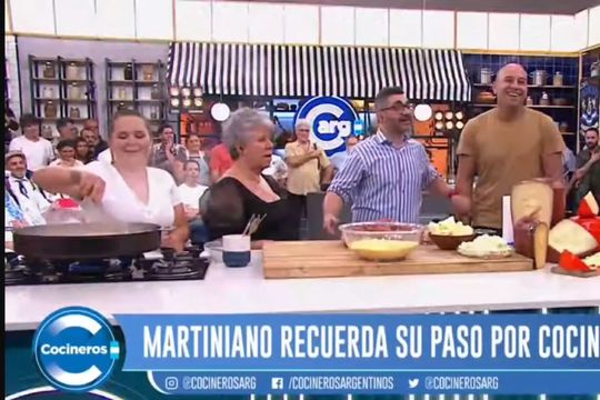 ¿martiniano molina al frente de cocineros argentinos en telefe?