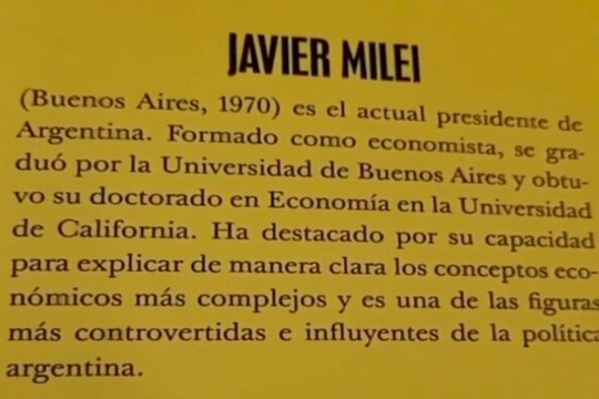 ¿Qué dijo el grupo Planeta de Libros acerca de la biografía incorrecta de Javier Milei?