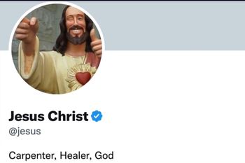 elon musk lo hizo: jesucristo ya tiene su cuenta verificada en twitter