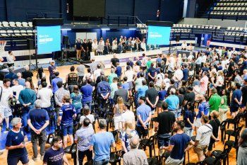 Así se llevó a cabo la última Asamblea en Gimnasia. 