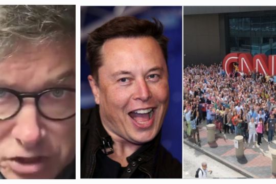 otra fake news de milei: dijo que elon musk va a comprar la cadena cnn