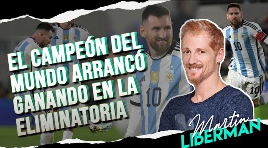 Liberman se las ingenió para no mencionar a Lio Messi en 14 minutos