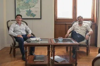 Martín Marinucci llegó a la oficina: reunión con Bianco y primeros objetivos