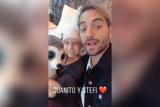 maluma tuvo un gesto muy especial con stefi, la nena argentina que lucha contra el cancer