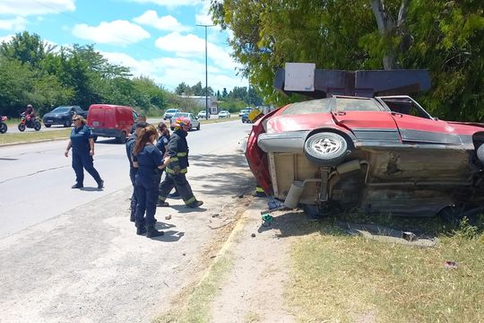 El accidente fue en 44 y 211 de La Plata este sábado