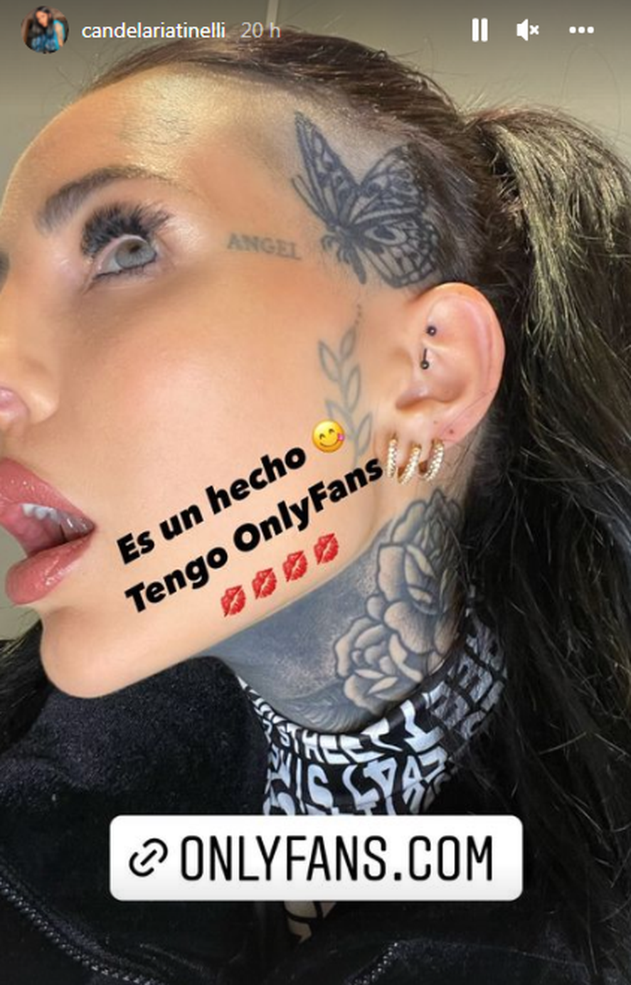 Cande Tinelli se suma a OnlyFans