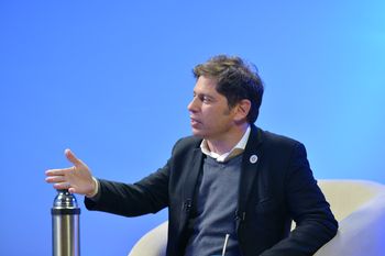 Axel Kicillof, crítico con JxC y el FMI.