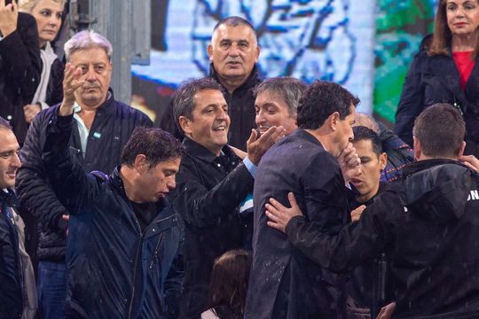 Sergio Massa despertó las risas de los presentes en el acto de Cristina Kirchner