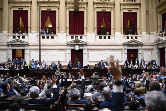 diputados: javier milei mantuvo el veto al financiamiento de las universidades con ayuda del pro