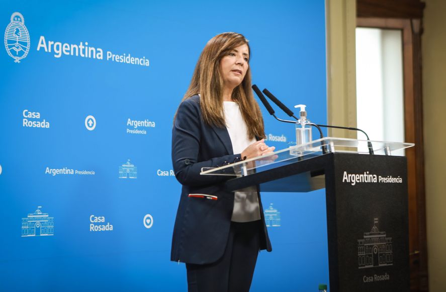 La portavoz del Gobierno, Gabriela Cerruti