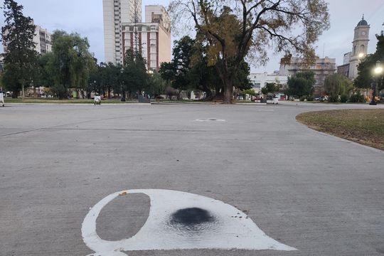 Pañuelos vandalizados. Foto: Brújula 24