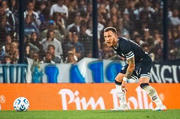 Augusto Max en acción en Gimnasia vs. Godoy Cruz. (Foto: prensa GELP)