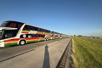 Video: así arrancó la peregrinación pincha a Santiago del Estero