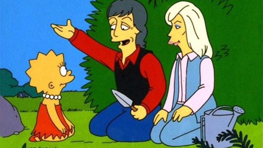 Paul McCartney y su postura frente al consumo de carne animal como alimento fue parte de un capítulo de Los Simpson.