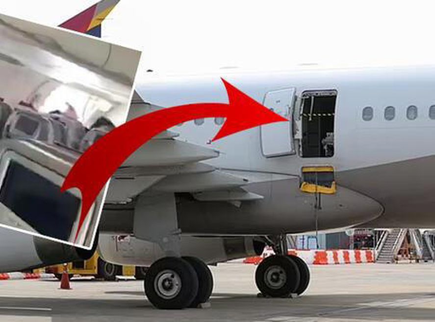 Mirá este horror en un vuelo: ¡Pasajero abrió la puerta del avión!