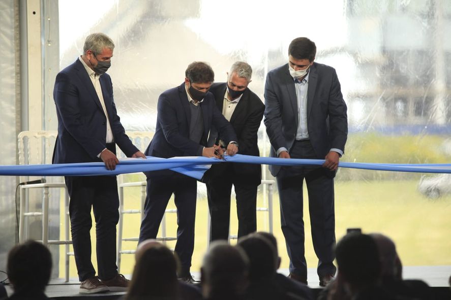 Loma Negra inauguró su nueva planta en Olavarría con una inversión récord ( Foto Luis Molina) 