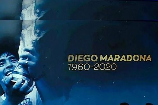 El homenaje a Diego fue uno de los momentos más emotivos de la noche de premiación.