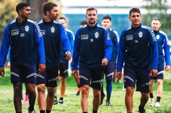 Gimnasia entrenó en Estancia Chica