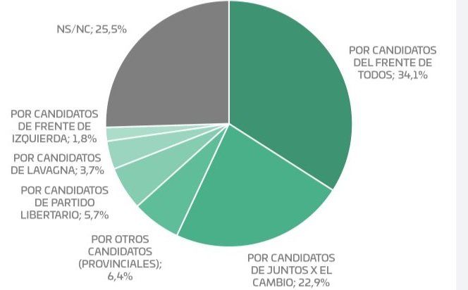 Primera encuesta del año sobre las legislativas: Gana el Frente de Todos