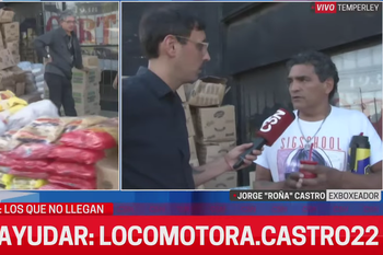 El ex boxeador Jorge Locomotora Castro apuntó: La Pettovello no es capaz de mandar alimento