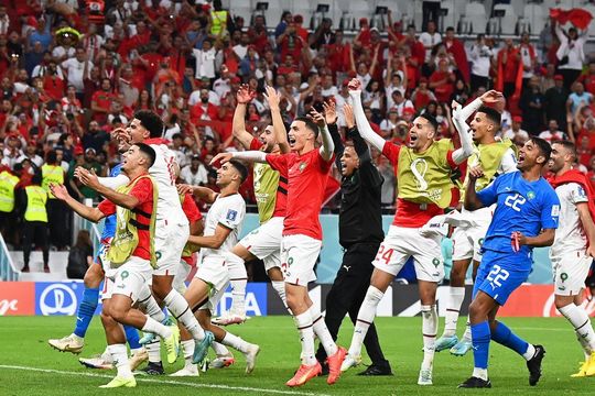 marruecos dio el golpe y : quienes quedaron en cuartos de final del mundial