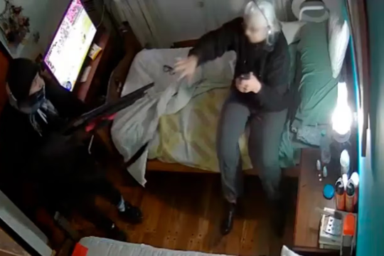 violento asalto a una jubilada, su hija y su perro