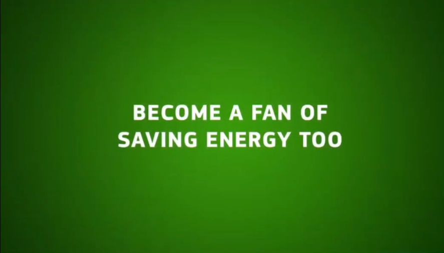 El leimotiv de la campaña en Europa coloca en la publicidad la frase Transformate también en un fan del ahorro de energía 