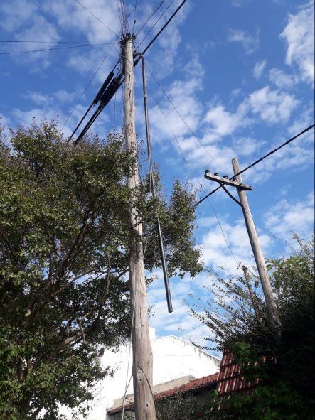 La Plata: Robaban cables de la vía pública