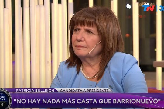 Patricia Bullrich arremetió contra Milei y su contacto con el sindicalista Barrionuevo