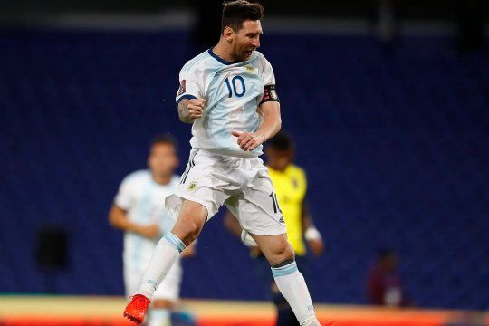 Lionel Messi puso en ventaja a Argentina ante Ecuador