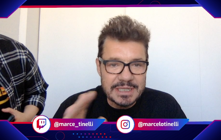Primera aparición de Marcelo Tinelli en Twitch