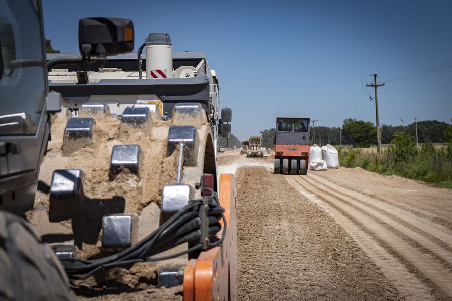 Finalmente, el Gobierno Nacional reactivó las obras en Ruta 5 entre Mercedes y la variante Suipacha