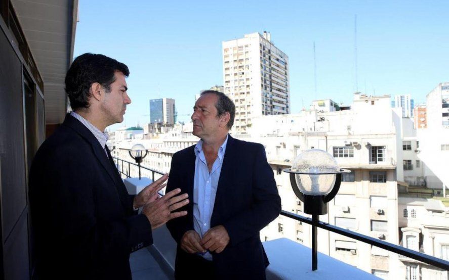 Miguel Saredi junto al ex gobernador salteño y parte de Consenso Federal, Juan Manuel Urtubey.