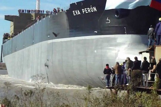 el gigante incompleto: asi es por dentro el buque eva peron, que construye astillero rio santiago
