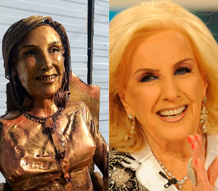 La Estatua De Mirtha Legrand Que No Se Parece En Nada A Ella Mirá La Foto Y Las Repercusiones 